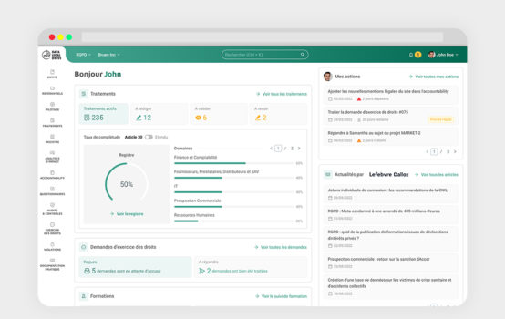 home-page - screenshot-logiciel-rgpd